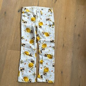 Pilcro and the letterpress lemon pants.  Size 27 boot cut high rise